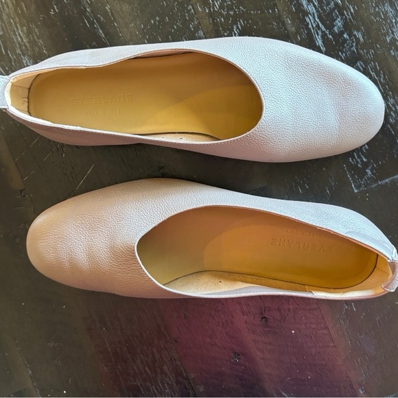 Everlane Shoes Everlane The Day Glove Leather Flat In Taupe